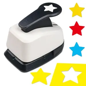 HKKYO star shaped paper punch, 1 inch
