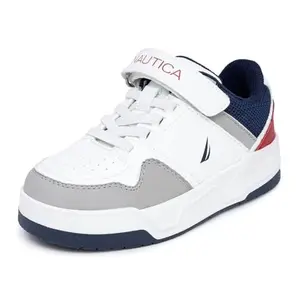Nautica kids Americana velcro sneaker with flag-inspired design