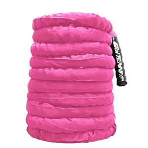Glitenniy 1 inch 30ft pink battle rope