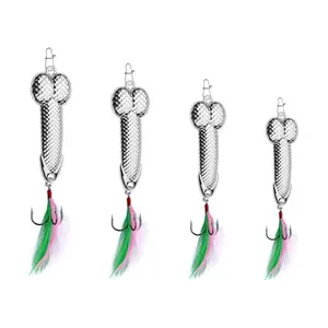 UAIAGM gag fishing lures set in silver stainless steel