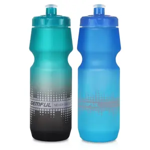 GEMFUL 2-pack gradient green and blue cycling water bottles, 24oz each