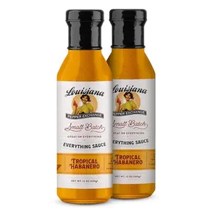 Louisiana Pepper Exchange Tropical Habanero Sauce bottle