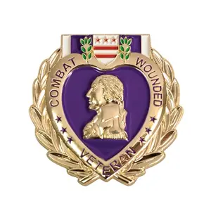 Medals of America combat wounded purple heart challenge coin