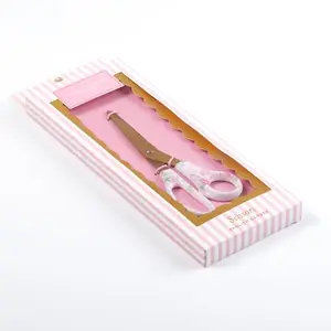 Laura Ashley English Garden pattern decorative stationery scissors on desk