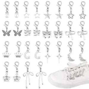 PH PandaHall assorted shoe lace charms on sneakers