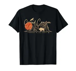 Grand Canyon National Park T-Shirt with simple NP graphic