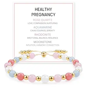 Healing crystal bead bracelet