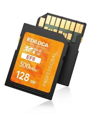 Ediloca 128GB UHS-II SD memory card