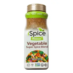 iSpice Vegetable Seasoning jar with vegetables