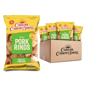 Carolina Country Snacks Salt & Vinegar Pork Rinds 12 bags
