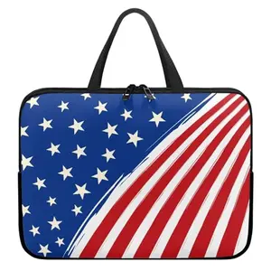 Affordable American flag laptop sleeve
