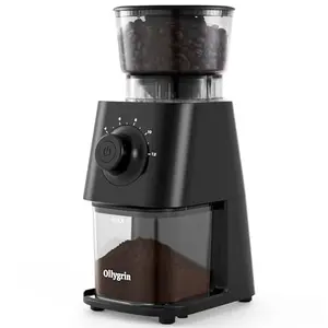 Ollygrin Electric Conical Burr Coffee Grinder for fresh ground coffee