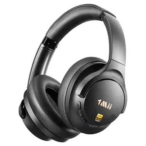 1Mii Y8+ hybrid active noise cancelling headphones in black