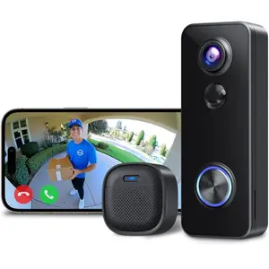 XTU battery doorbell with 180 view
