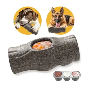 Mankoda bone-shaped frozen treat puzzle toy for dogs