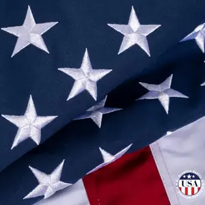 JRED Cotton American Flag 4x6 outdoor