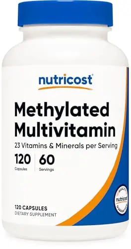 Nutricost Methylated Multivitamin capsules for daily health