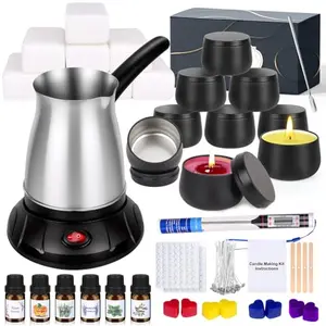 KIYTARBOO candle making kit with melter and jars