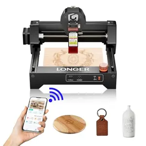 LONGER Ray5 mini compact laser engraver for small DIY American flag projects