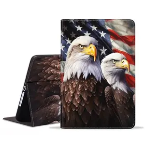 BXIKEOPIU patriotic American flag bald eagle case for iPad mini 5