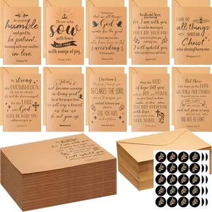 Resholder bulk Christian greeting cards with kraft envelopes