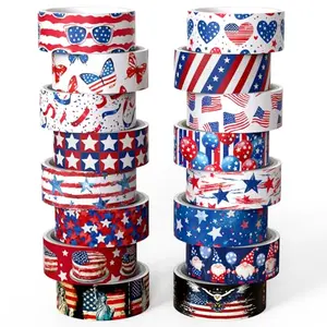 Joysoong patriotic washi tape set with gift box