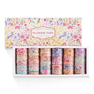 PAGEMORE 32 rolls floral washi tape set