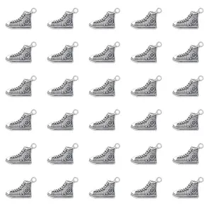 Ruwado tiny sneaker charms on shoelace