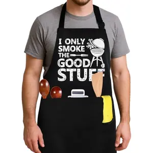 HJZHII funny cooking apron with two pockets