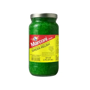 Marconi Original Chicago Style Green Relish sweet pickle relish jar