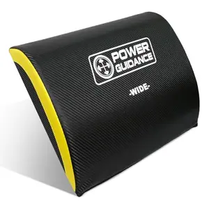 POWER GUIDANCE wide ab exercise mat in black