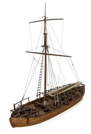 Model Shipways Gunboat Philadelphia 1776 wooden model ship kit