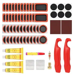 Smelish 80 piece bike tire patch kit in storage box