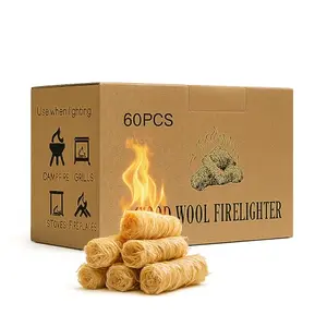 SUNLIFER 60 pcs Fire Starter Sticks pack