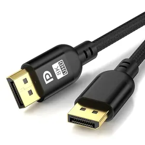 Diyanisly DisplayPort 1.4 cable braided black
