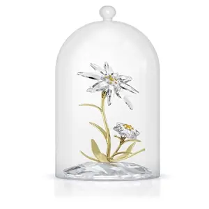 Swarovski Florere 130th Anniversary Bell Jar crystal figurine under glass dome