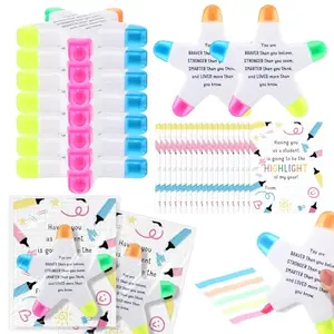 AmazingSpark star highlighters with affirmation cards and gift bags