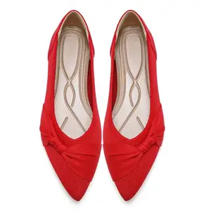 HIULYCENCE women's pointed toe ballet flats in office setting