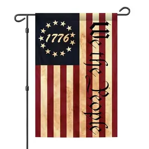 vorupel We The People 1776 garden flag with vintage Betsy Ross 13-star design