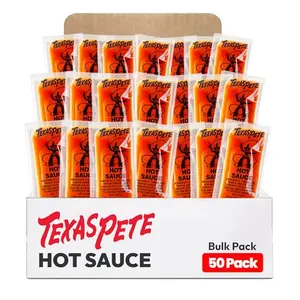 Hot Sauce 7g Mini Packets - 50 count box