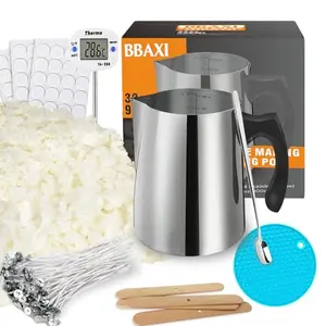 BBAXI candle making supplies with pouring pot and wax