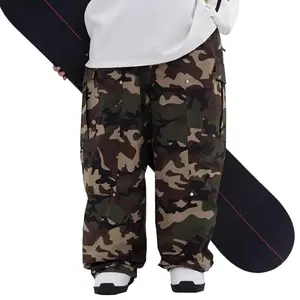 SNOWVERB super baggy snowboard pants in action