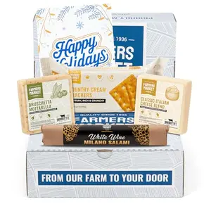 Deli Direct salami and cheese basket with Genoa salami and cheese assortment