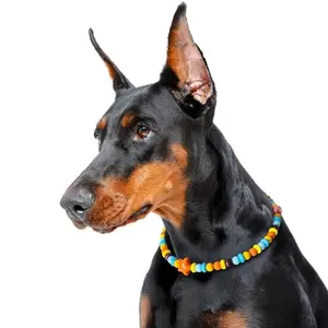 JOGIA Starwhisper Beaded Dog Collar with star charm