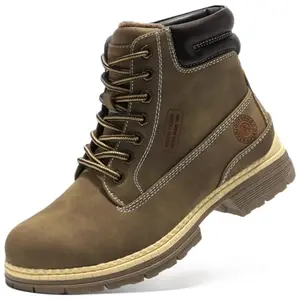 ANJOUFEMME waterproof hiking boot in khaki