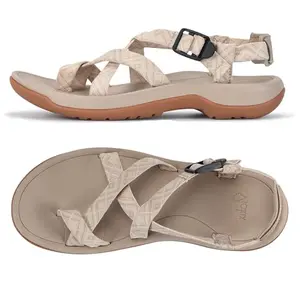 Viakix Womens Walking Sandals Beige