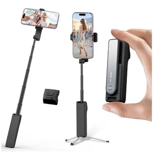 yAyusi mini selfie stick tripod for travel vlogging