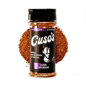 Cuso's Cajun Explosion Seasoning bottle