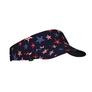 TINUADEE quick-dry patriotic sports visor for running and golf