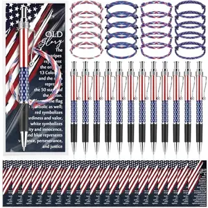 Sayglossy memorial day gift set with pens, bracelets, and bookmarks